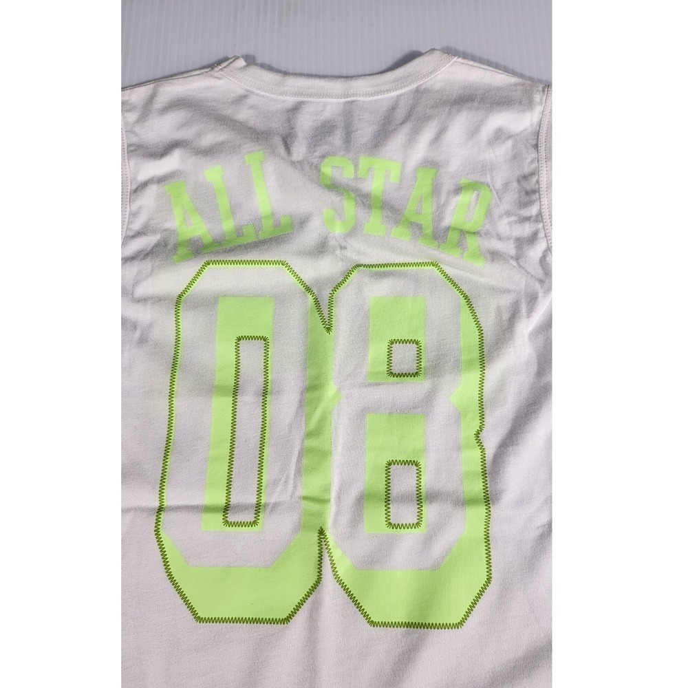 Converse All Star Tank Top Sleeveless Graphic White Neon Green Youth Size M - Picture 4 of 6